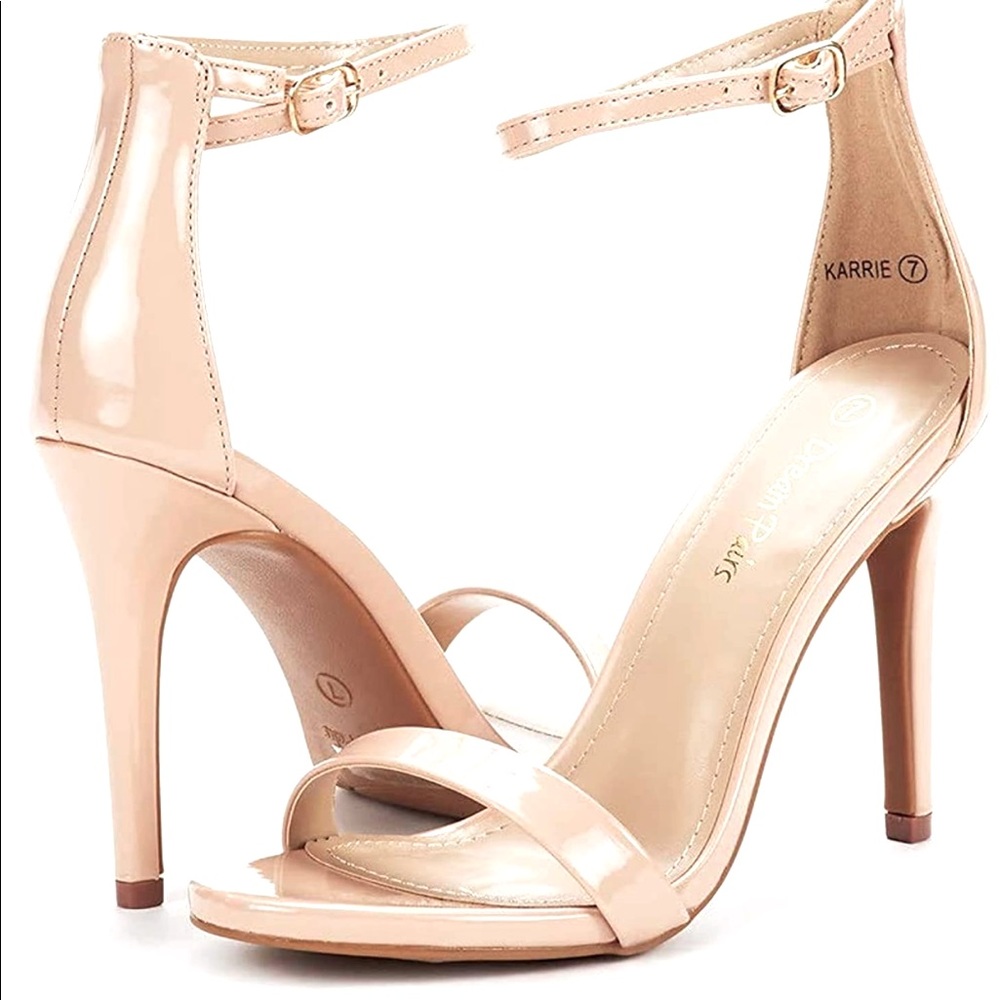 DREAM PAIRS Women's Karrie High Stiletto Pump Heeled Sandals